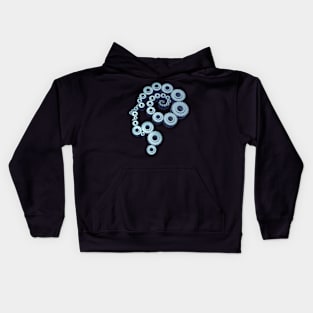 Head Made of Gears Kids Hoodie